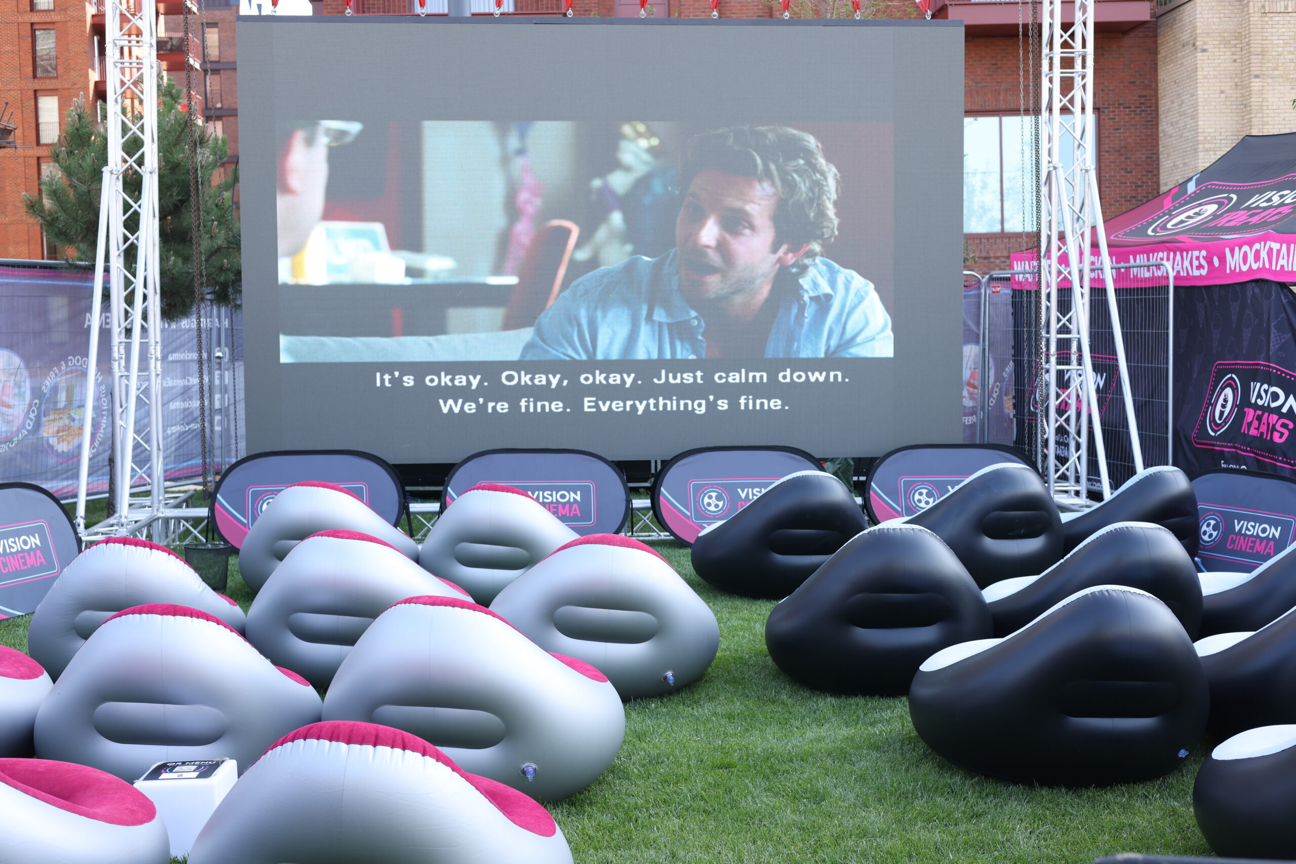 Outdoor cinema this weekemd